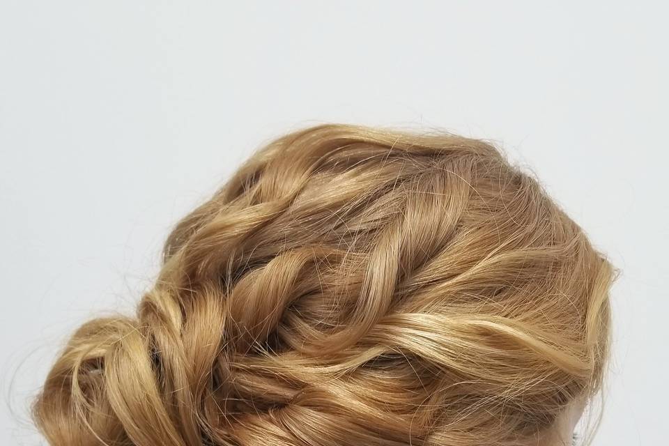 Romantic Textured Low Bun