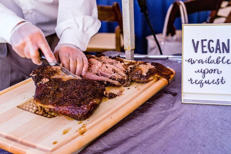 Brisket Carving Station