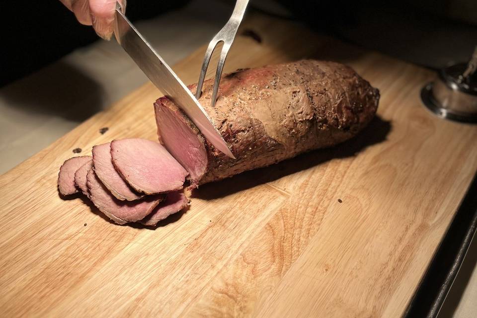 Roast Beef Carving Station