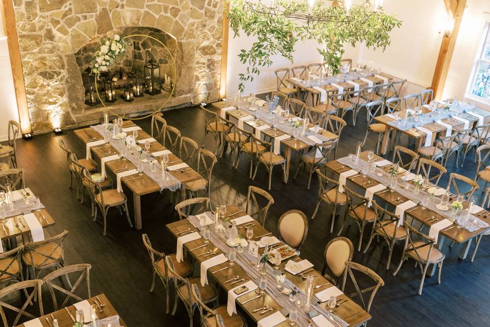 The dining room
