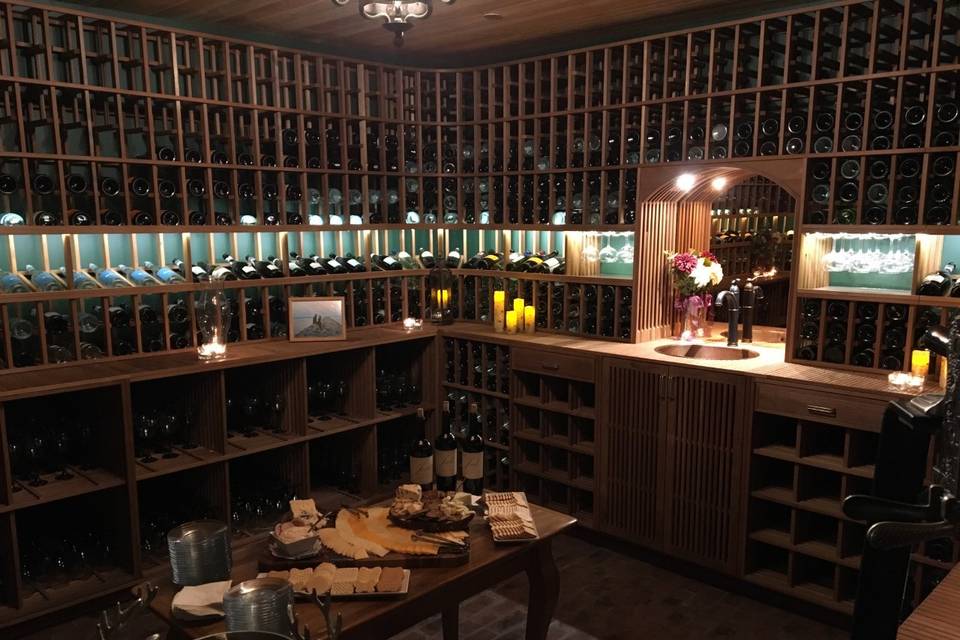 Wine Cellar before a tasting