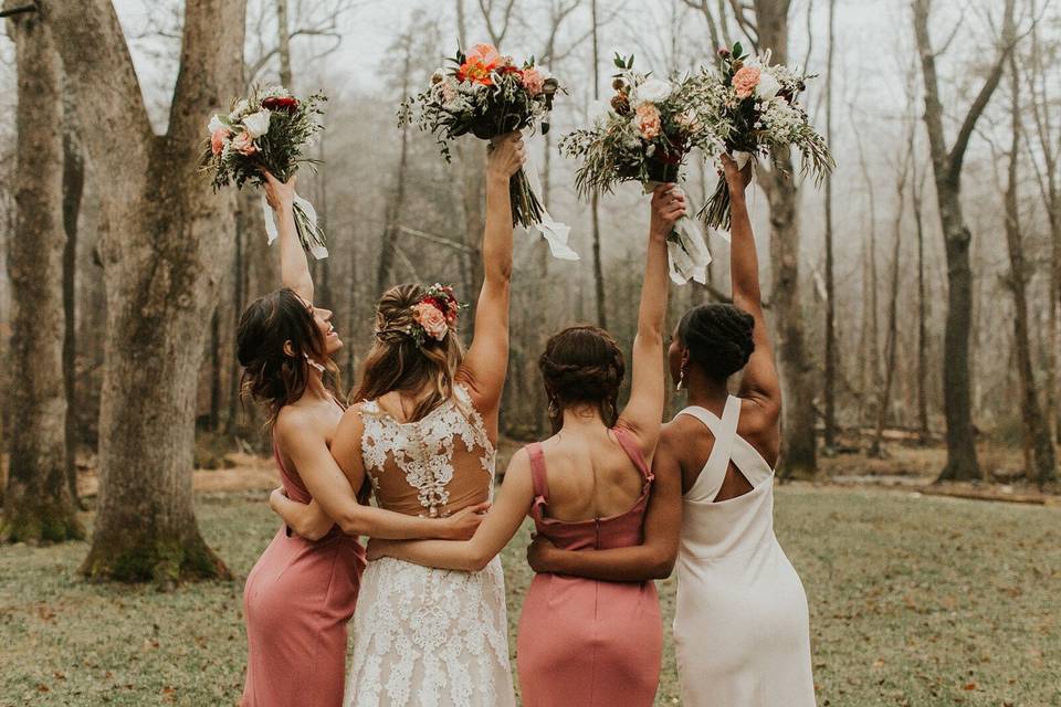 Bride and her girls!