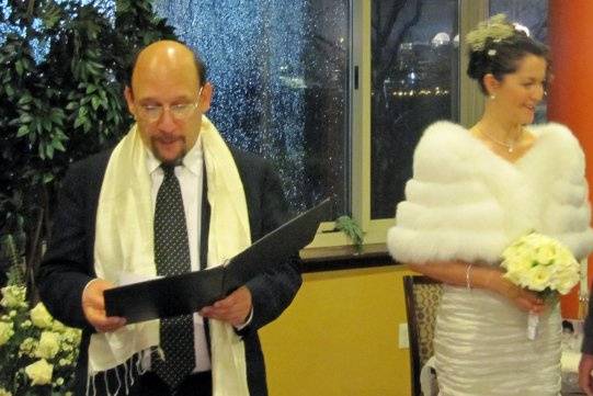 Longtime couple ties the knot