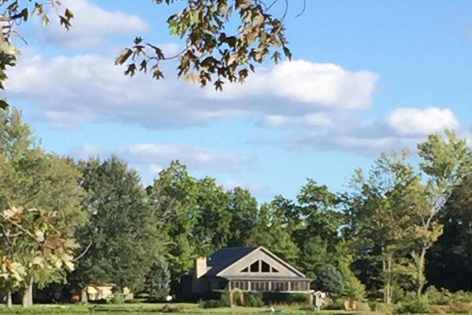 The lake by the lodge