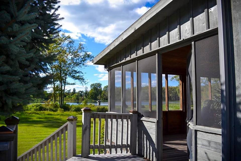 Outdoors view from the lodge