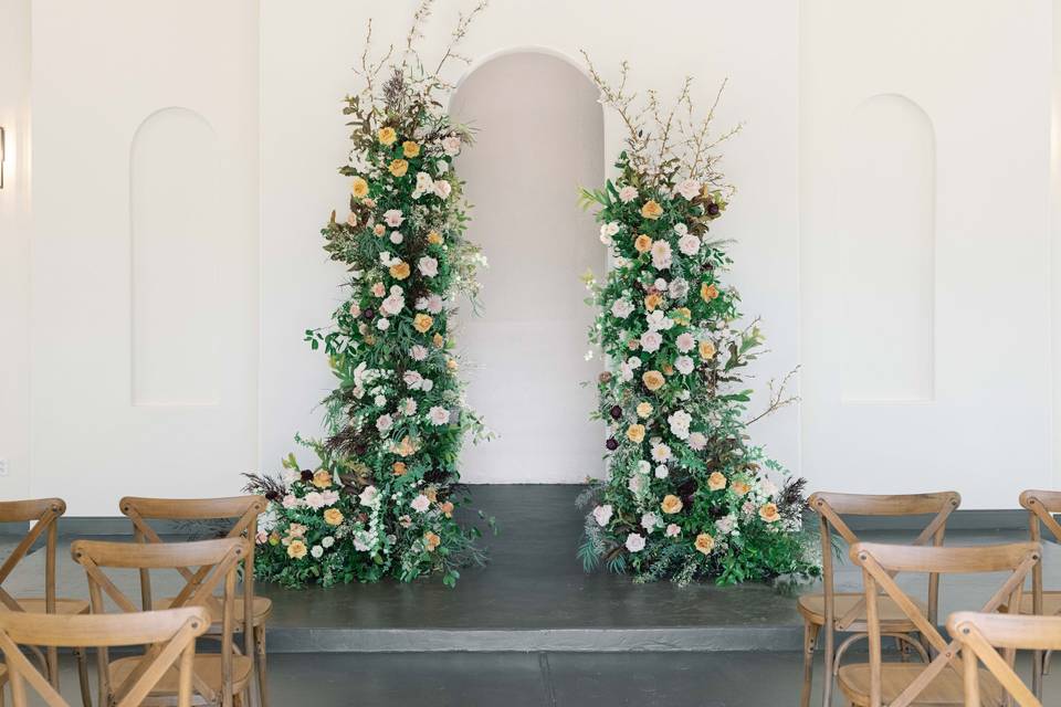 Altar at the ceremony