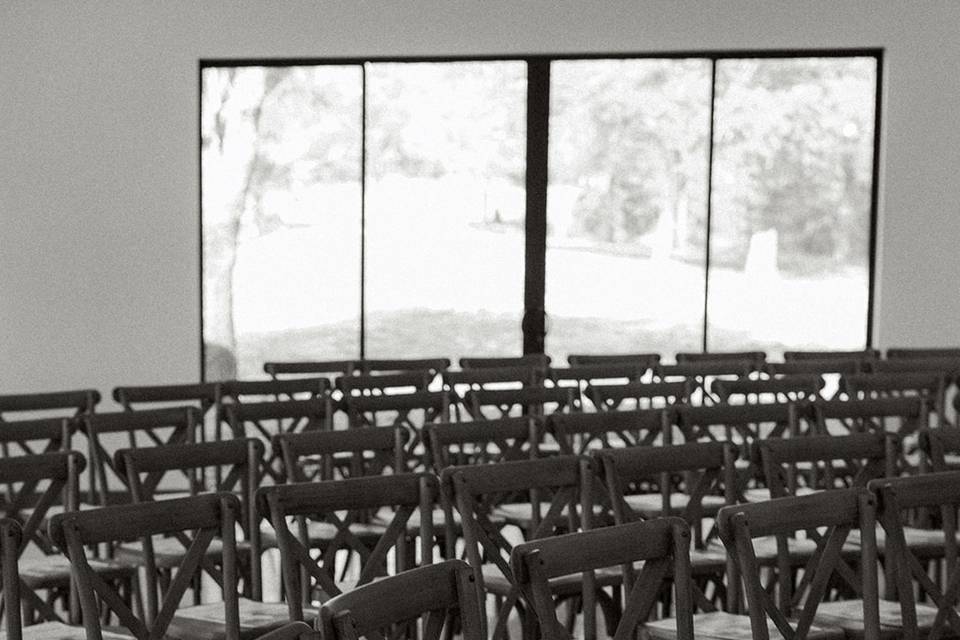Indoor chapel space