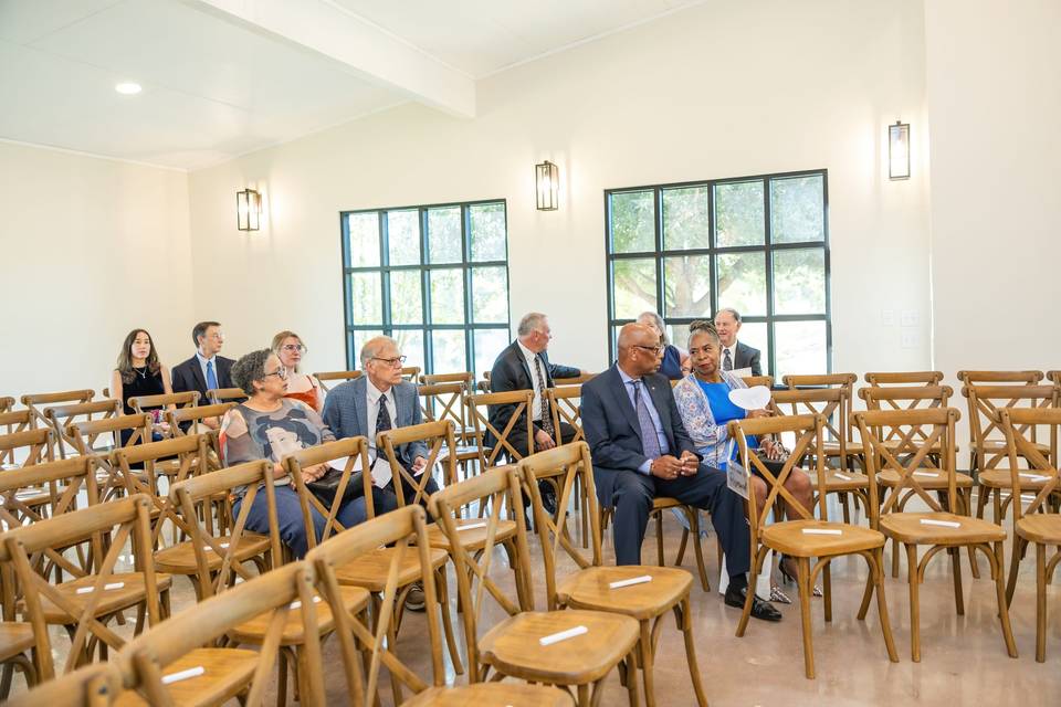 Indoor chapel space