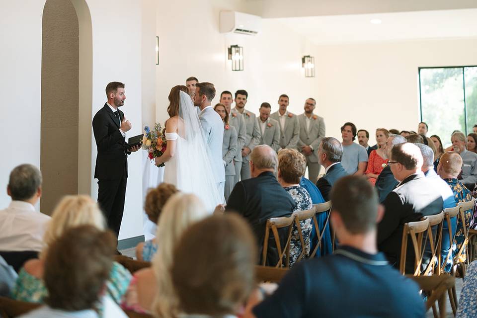 Indoor chapel space