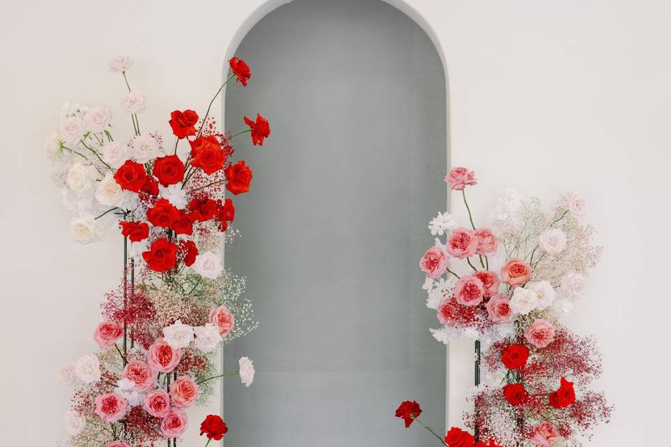 Altar with flowers