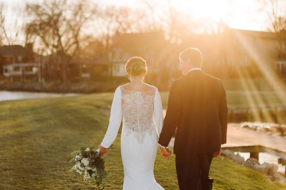 First look bride