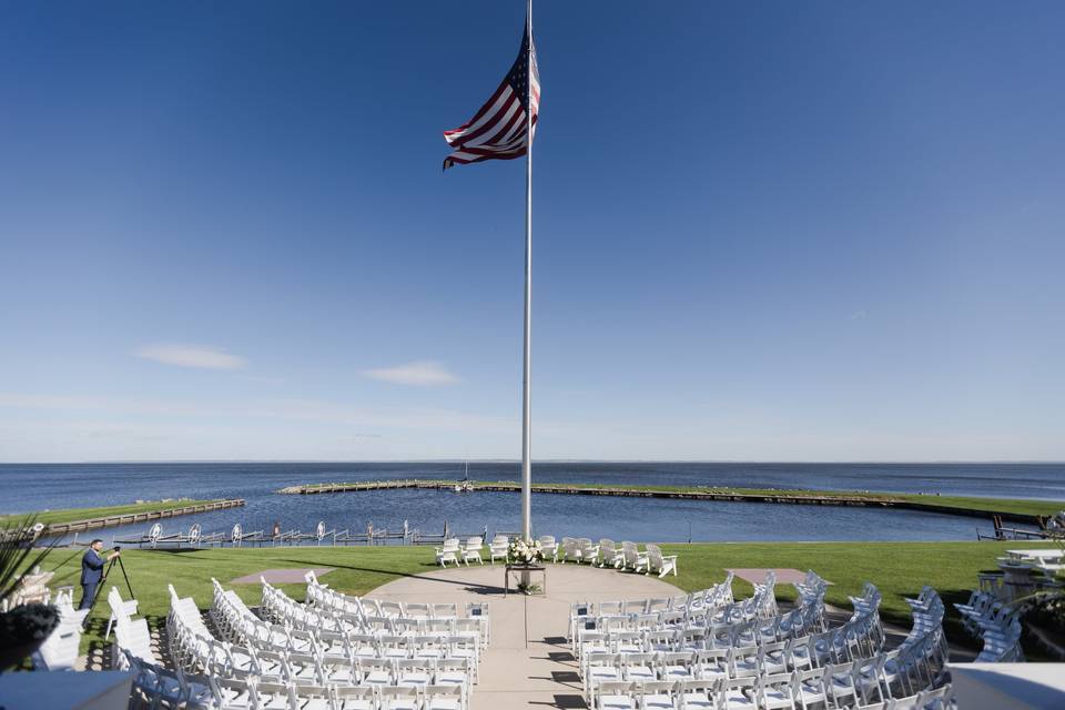 Outside Ceremony along water