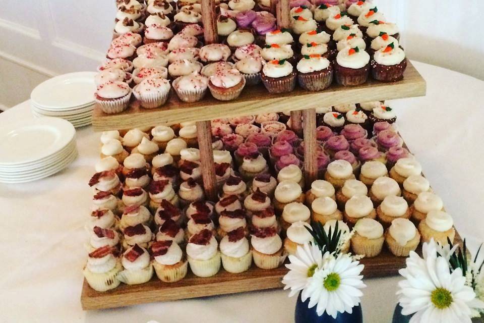 Wedding cake and treats