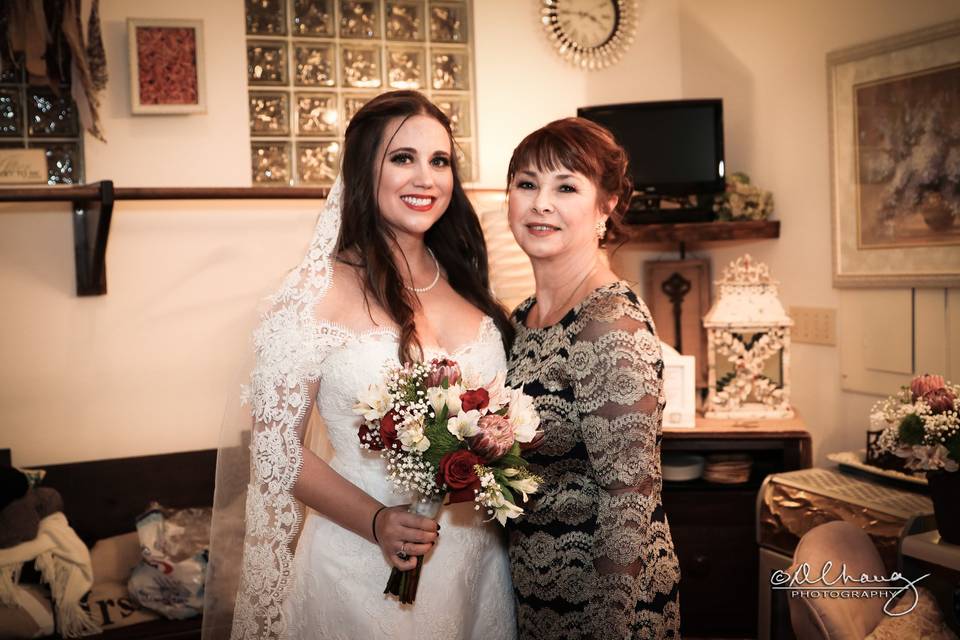 Bride & mother