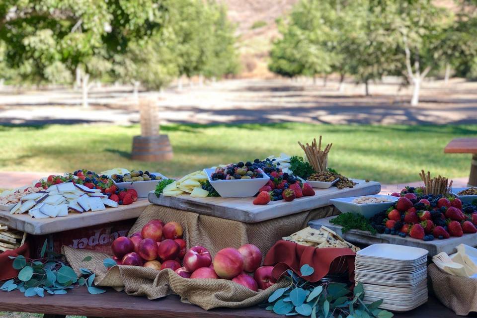 Fruit & Cheese at Walnut Grove