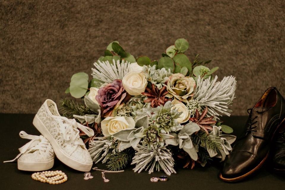 Detailed Bridal Bouquet