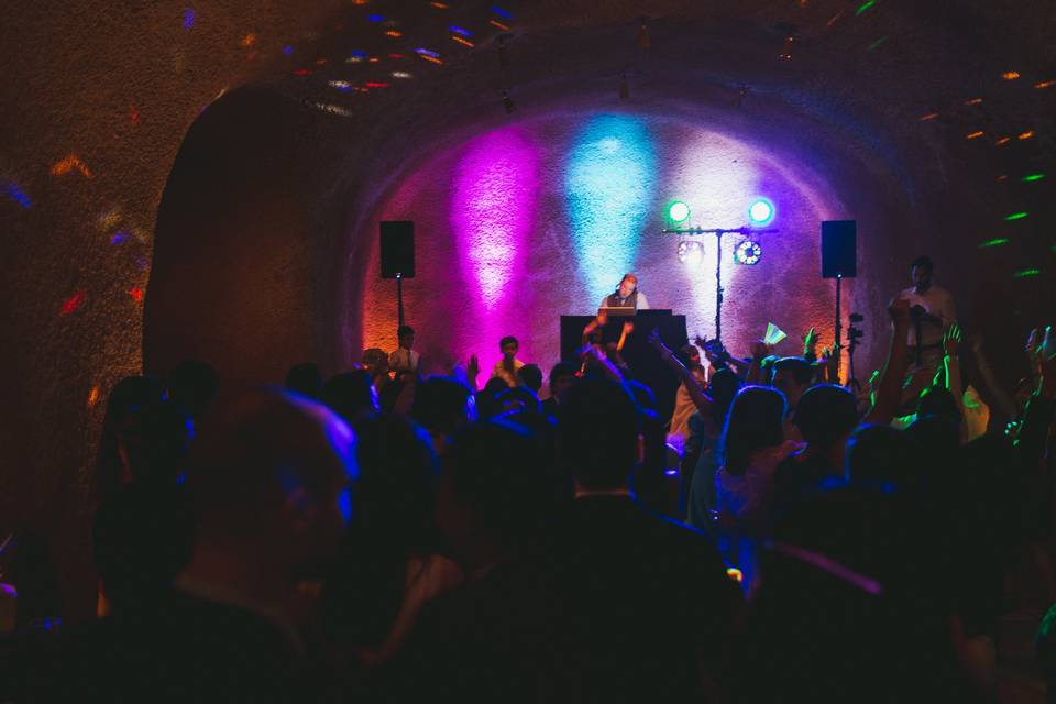 Wedding in a wine cave!