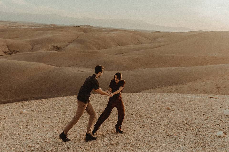 Elopement in Moroccan Desert