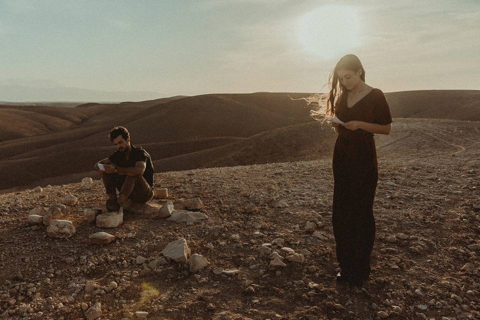 Elopement in Moroccan Desert