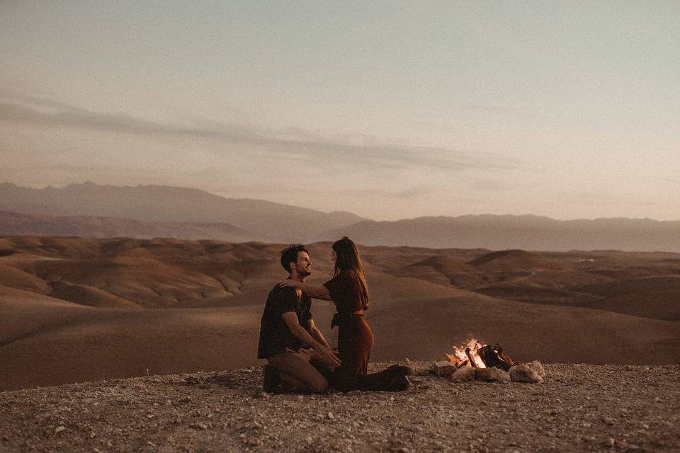 Elopement in Moroccan Desert