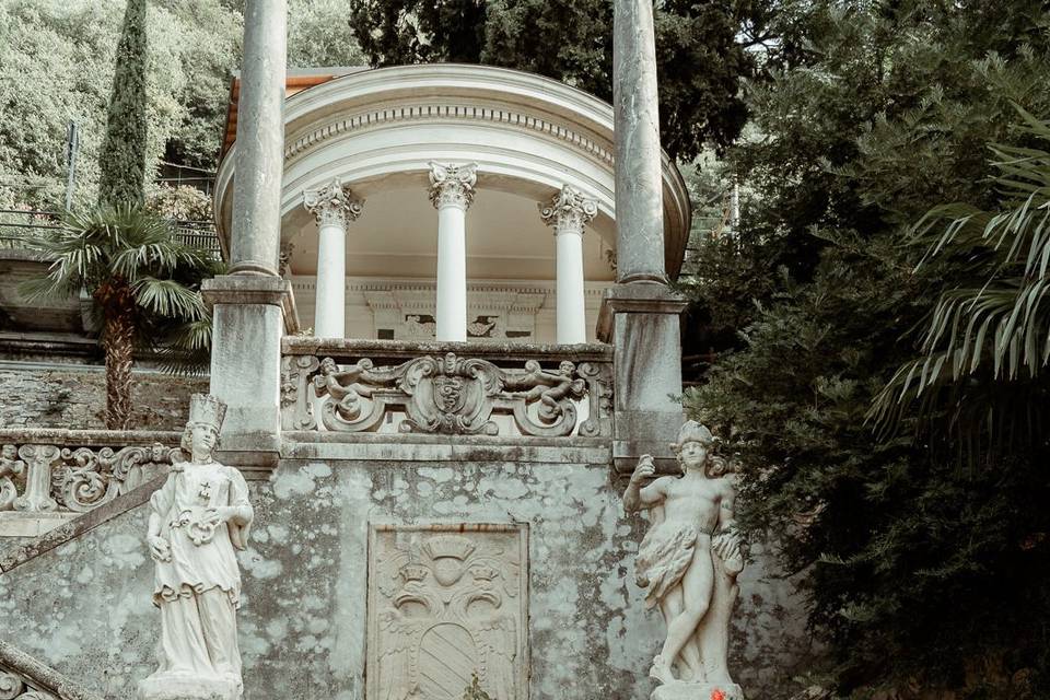 Elopement in lake Como