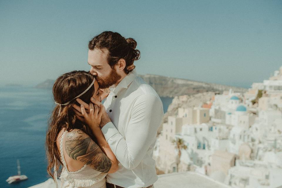 Wedding in Santorini