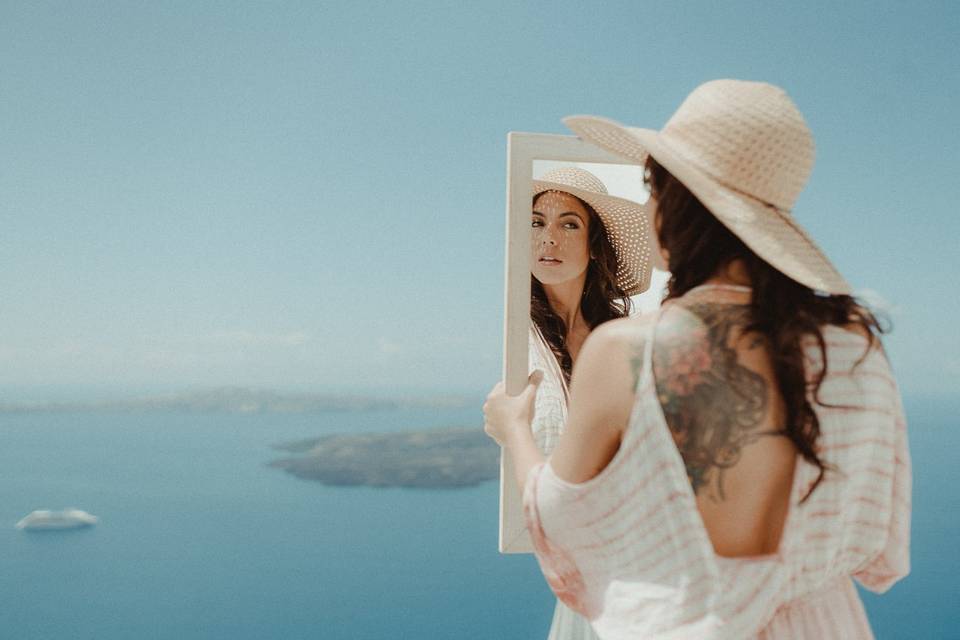 Santorini Elopement