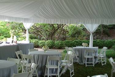 Wedding reception area