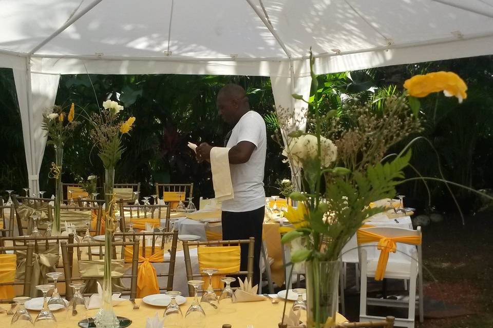 Garden wedding