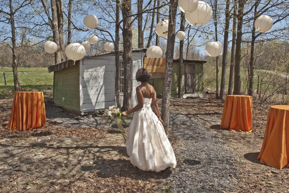 Bride outdoor