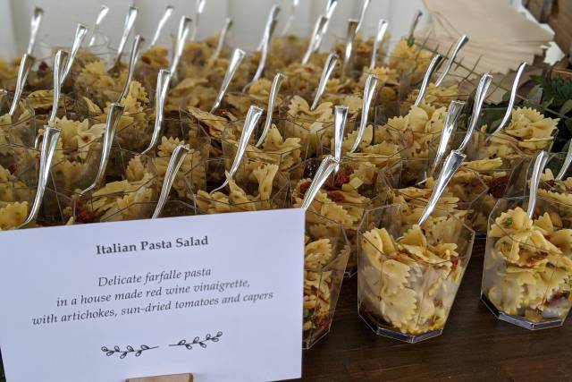 Pasta salad appetizers