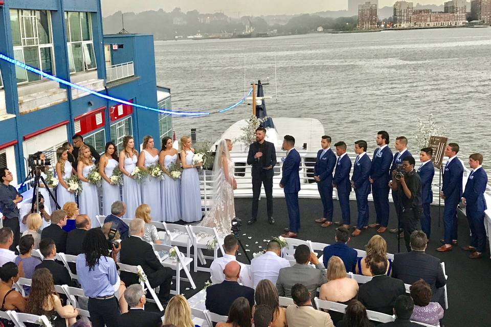 Wedding on board