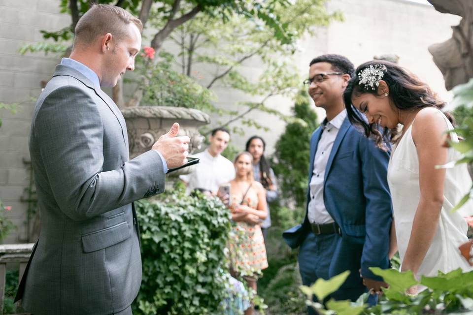 The ceremony