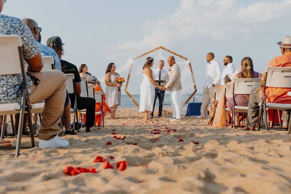 Beautiful Beach Ceremony