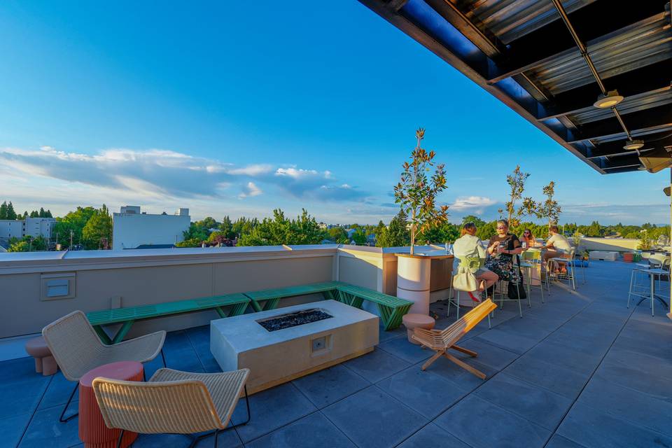 Rooftop firepits