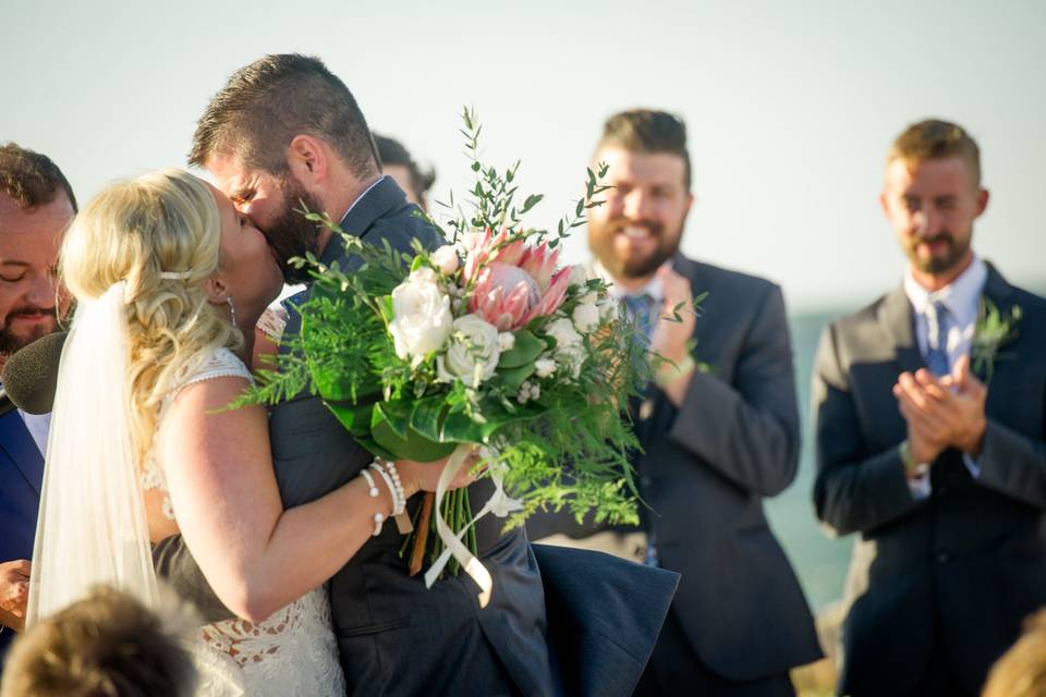 Couple kissing