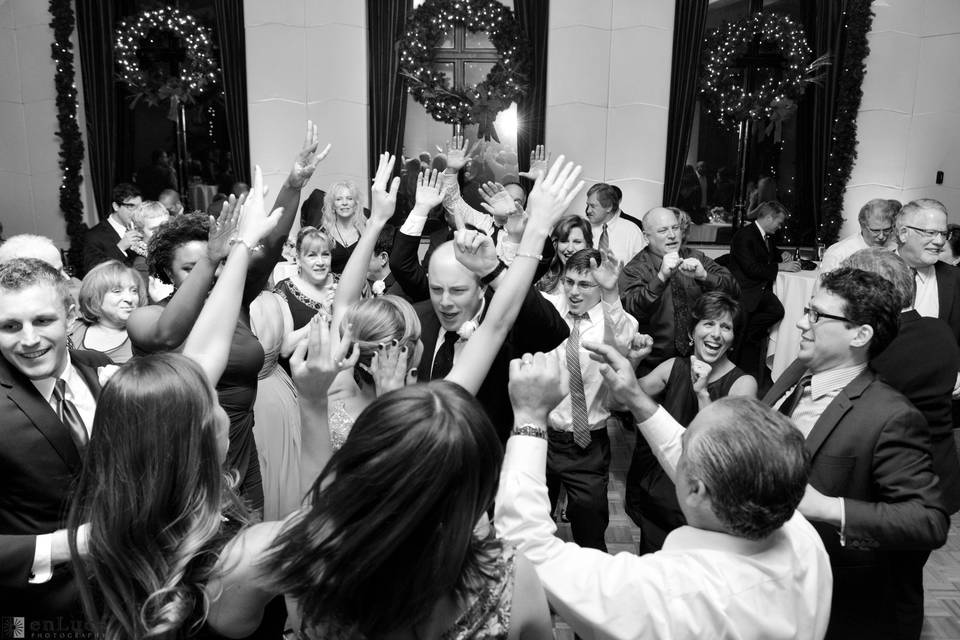 Wedding dance party