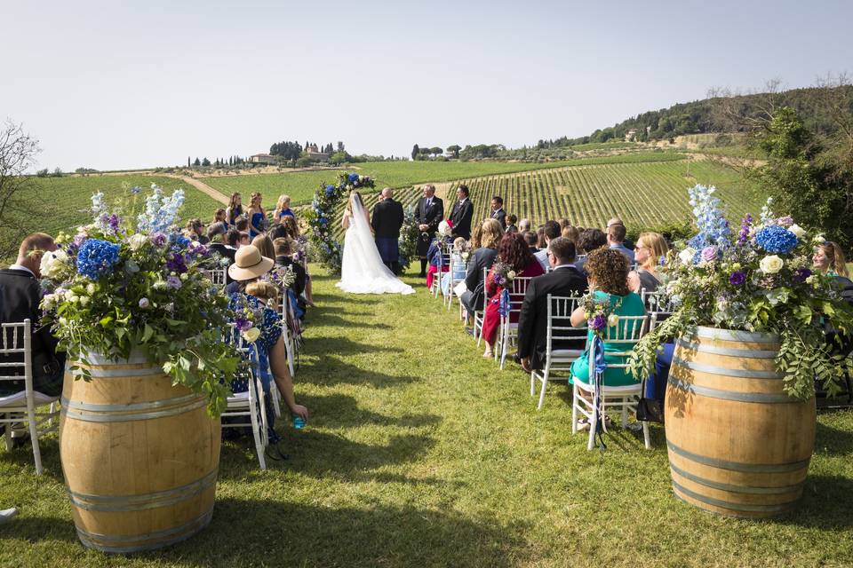 Winery wedding