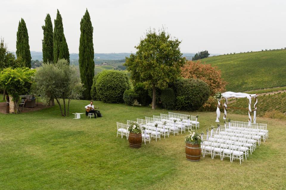 Winery ceremony