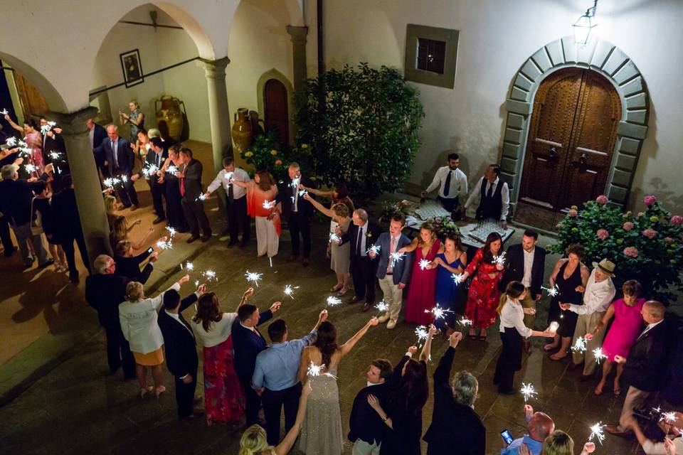 Sparkler tunnel