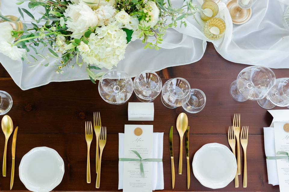 Gorgeous table setting