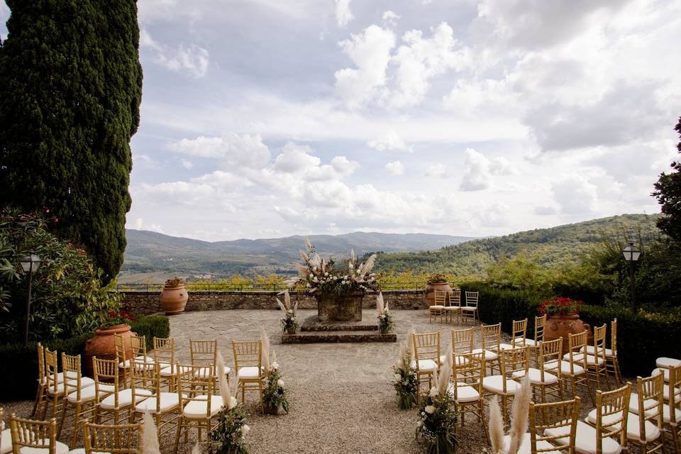 Winery wedding, Chianti