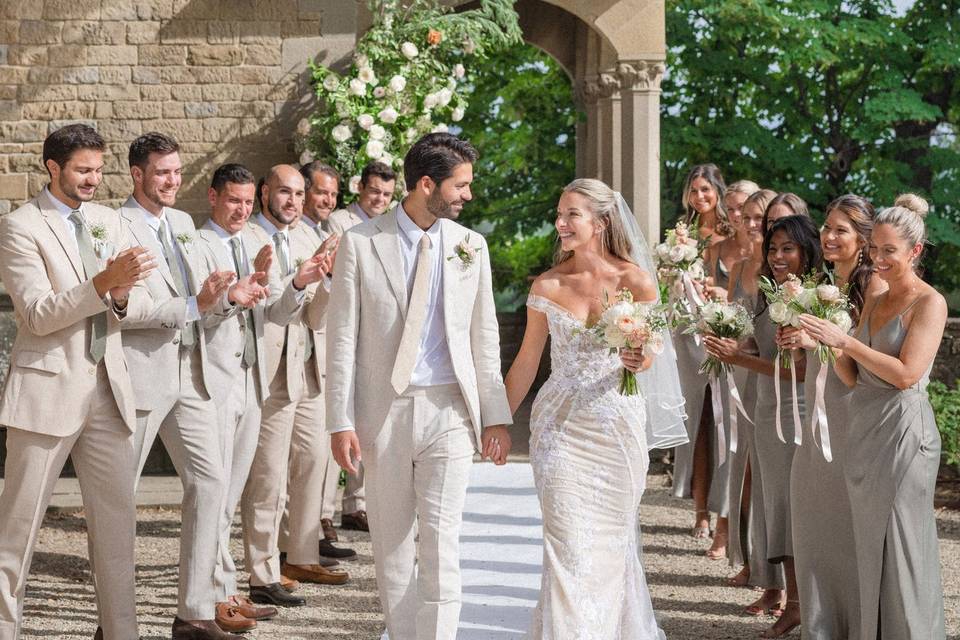 Wedding party in Florence