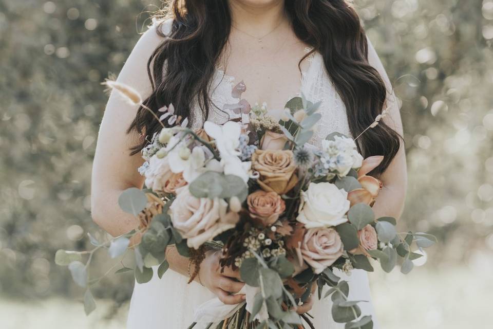 Fall bride in Siena