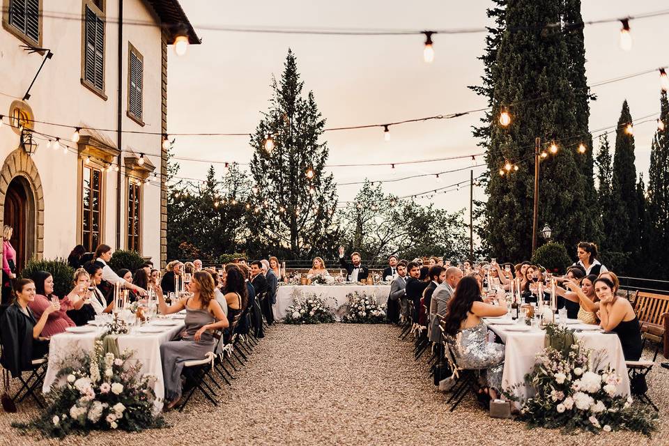 Al fresco in chianti