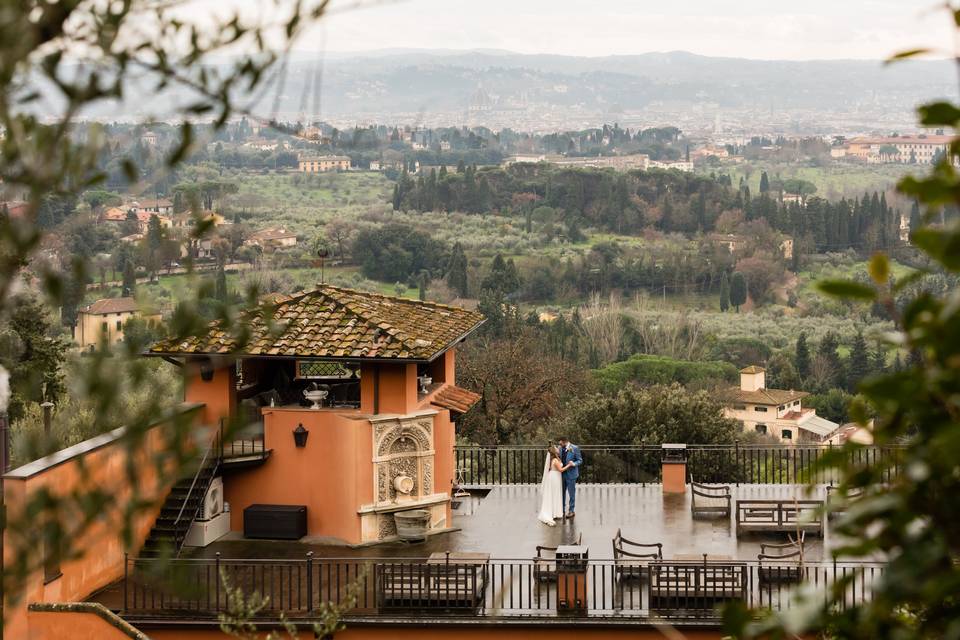Winter elopement in Florence