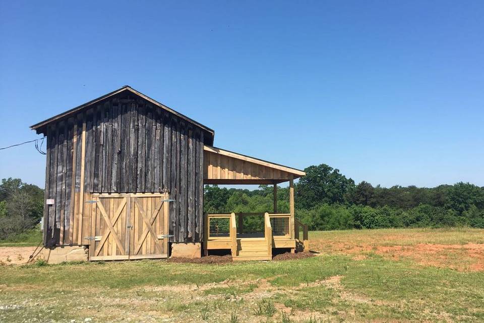 New Barn side view