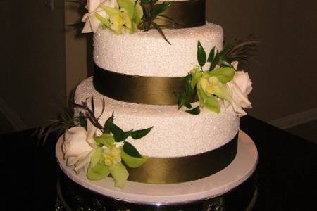 Forest Style Wedding cake, specially made for Erica and Dan.