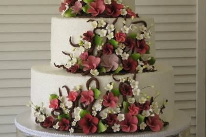 Karen and Richard Wedding cake.