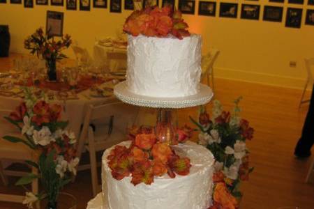 Jerome and Stacie Cambell wedding cake.